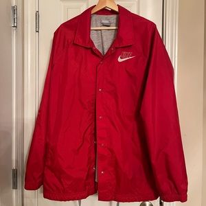Vintage Nike 90s Windbreaker coaches jacket size XXL
